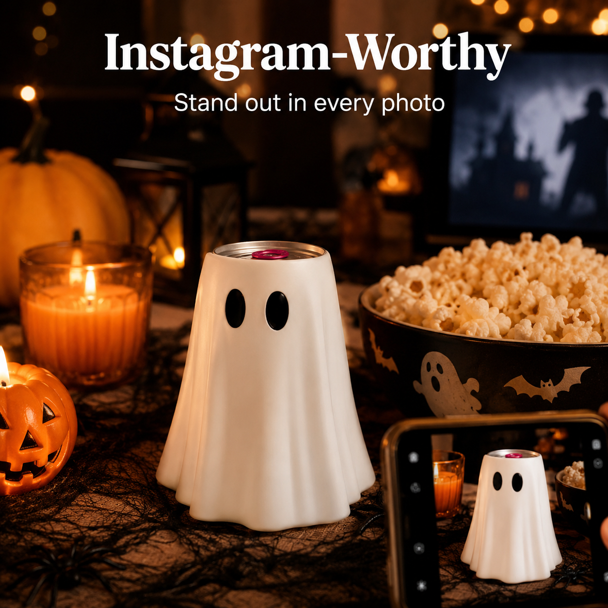 👻 Halloween Party Must-Have🍺 Fits Popular Can Sizes