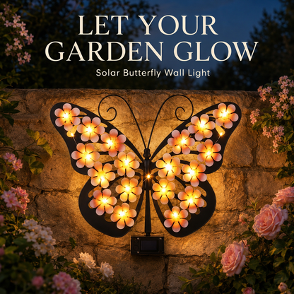 Solar LED Butterfly Garden Wall Decor 🦋