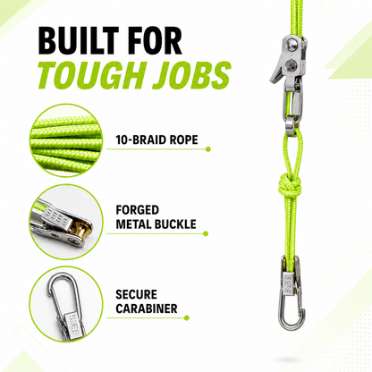 🌿 Heavy-Duty Adjustable Ratchet Rope Hangers – 35LB Secure Tie-Downs for Camping, Boating & Truck Gear 🔒