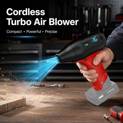 💨 Cordless Turbo Air Blower – Compact. Powerful. Precise.