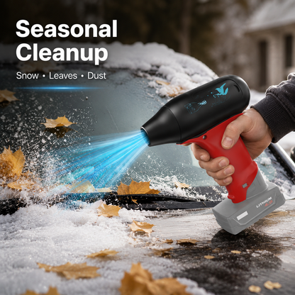 💨 Cordless Turbo Air Blower – Compact. Powerful. Precise.