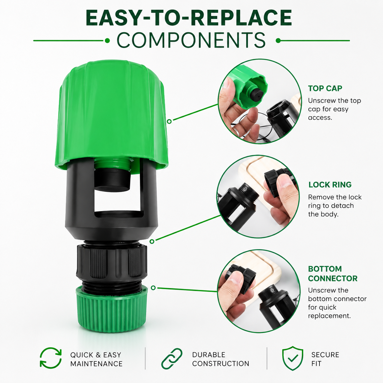 🚰 Universal Kitchen Tap Connector – Connect Your Faucet to a Garden Hose in Seconds