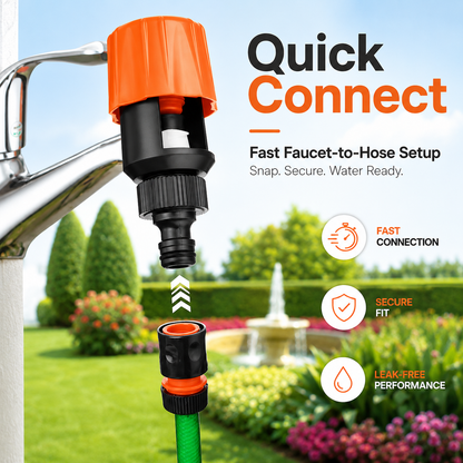 🚰 Universal Kitchen Tap Connector – Connect Your Faucet to a Garden Hose in Seconds