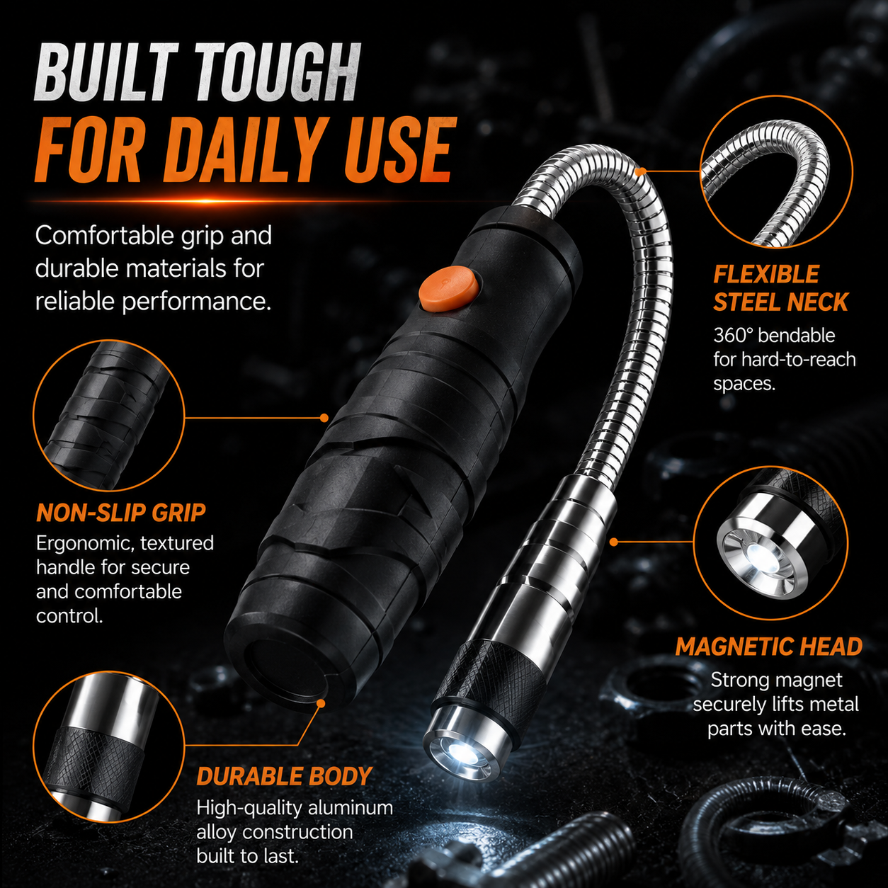 🧲 Telescoping Magnetic Pickup Tool – Reach. Grab. Retrieve.