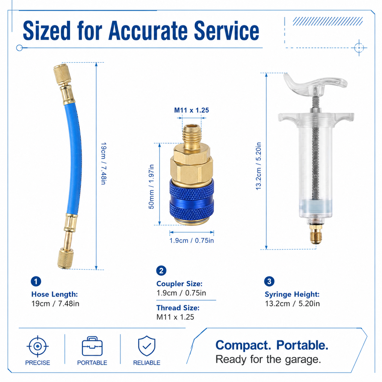 🧊 AC Oil &amp; Dye Injector Kit – Inject Oil &amp; Dye with Precision