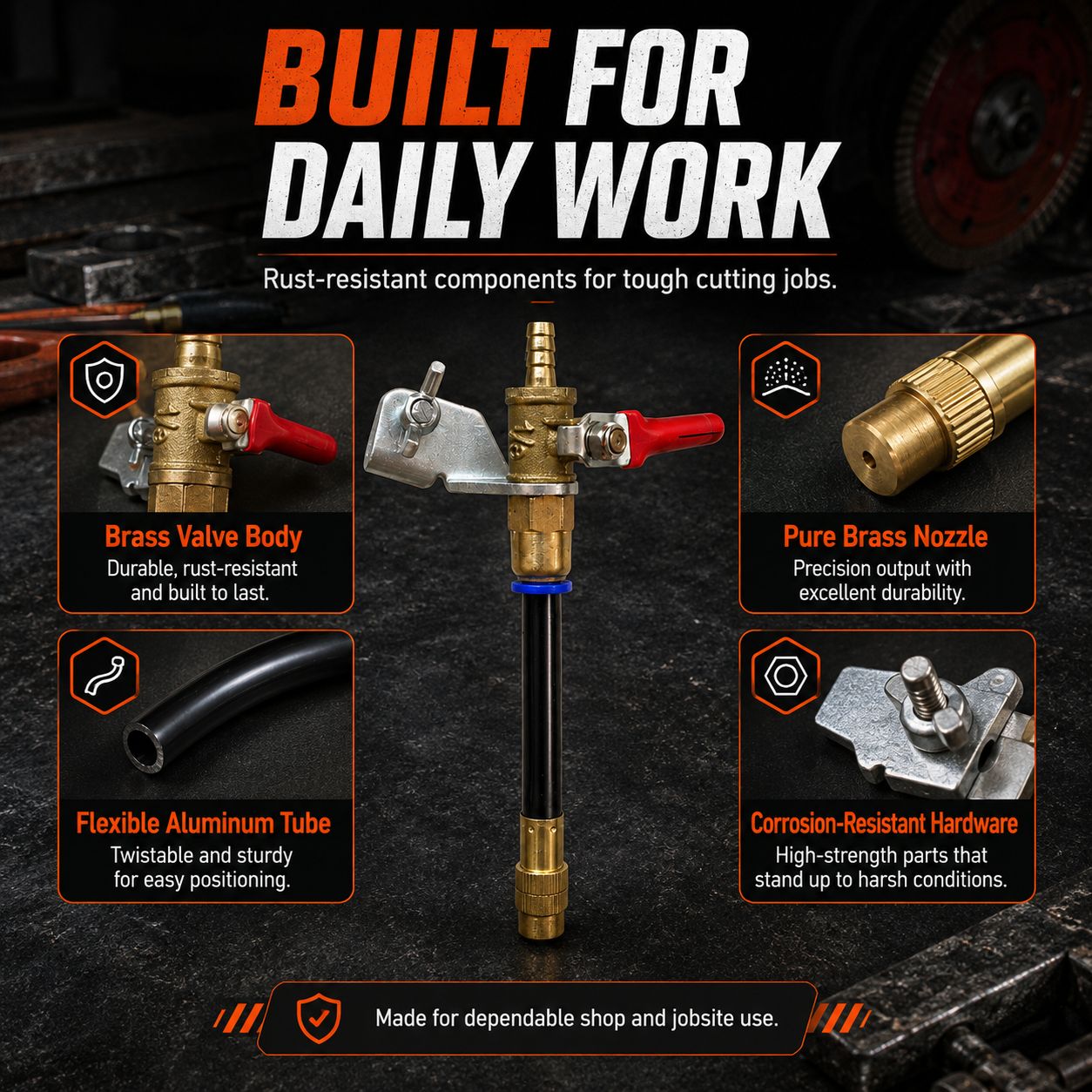 💧 Universal Spray Attachment for Angle Grinders & Cutting Machines