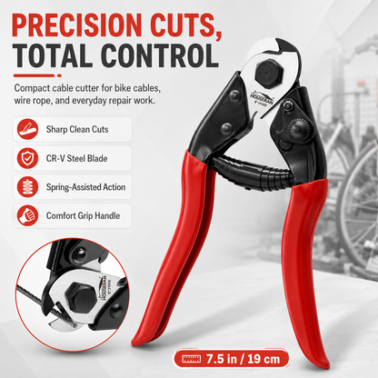 ✂️ Precision Cable Cutter – CR-V Steel Blade