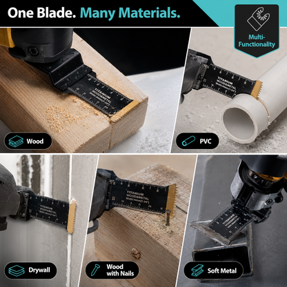 🔪 Premium Multi-Tool Blade Kit – Titanium Teeth. Longer Life.