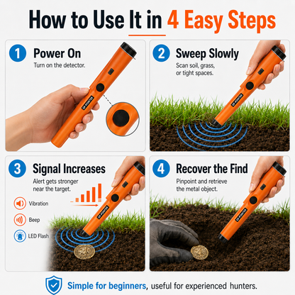 🔍 GP-Pointer Pinpointer Metal Detector – Find More. Faster.