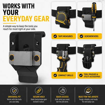 🛠️ Belt Tool Holder – Compact. Secure. Always Ready.
