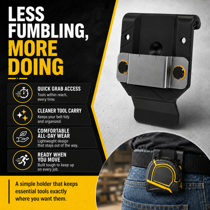 🛠️ Belt Tool Holder – Compact. Secure. Always Ready.