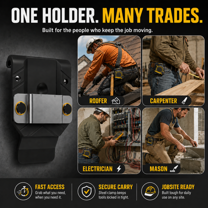 🛠️ Belt Tool Holder – Compact. Secure. Always Ready.