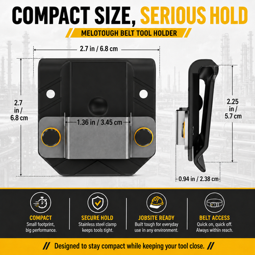 🛠️ Belt Tool Holder – Compact. Secure. Always Ready.