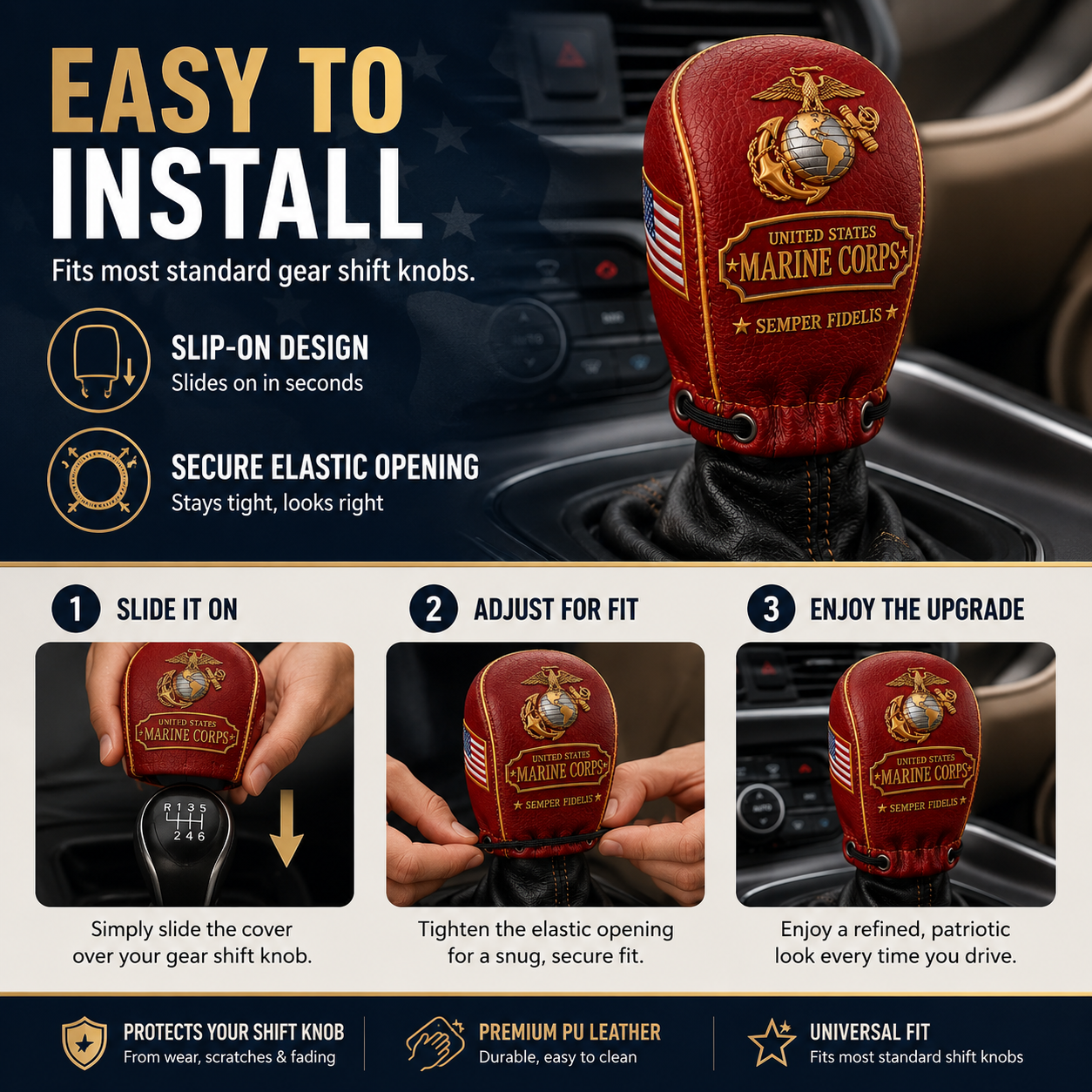 🇺🇸 Last Day Promo: 49% OFF 🎖️Military Tribute Gear Shift Cover Collection