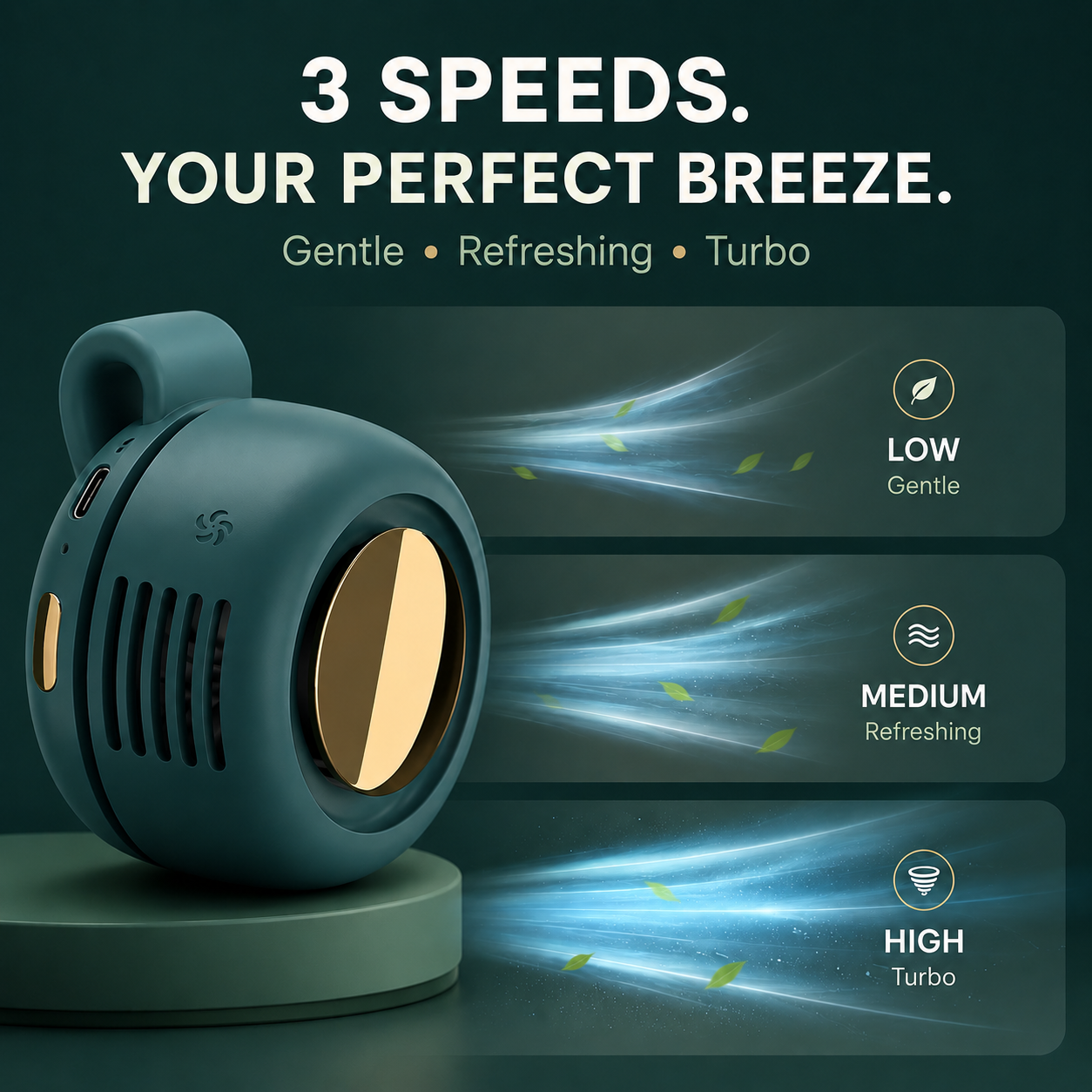 🌬️ Shift – Pocket-Sized Clip Fan