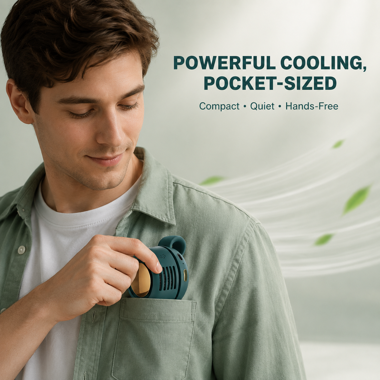 🌬️ Shift – Pocket-Sized Clip Fan