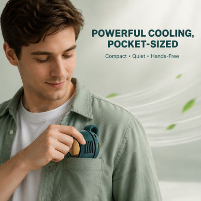 🌬️ Shift – Pocket-Sized Clip Fan