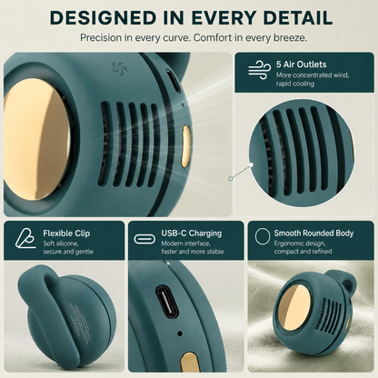 🌬️ Shift – Pocket-Sized Clip Fan