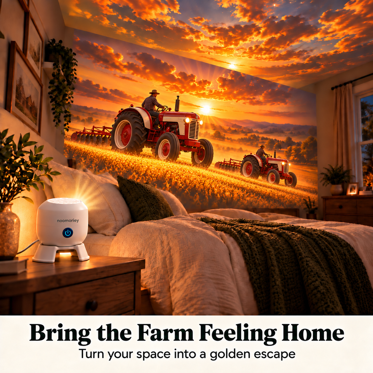 🚜 Tractor & Farm Scene Room Projector – Wall & Ceiling Décor for Tractor Lovers