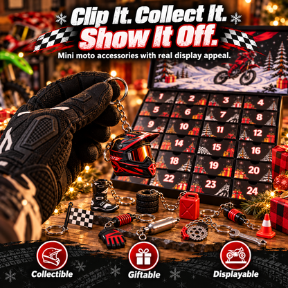 🏁 50% OFF 24-Day Motocross Advent Calendar – Daily Rider Surprises for Christmas 🎄