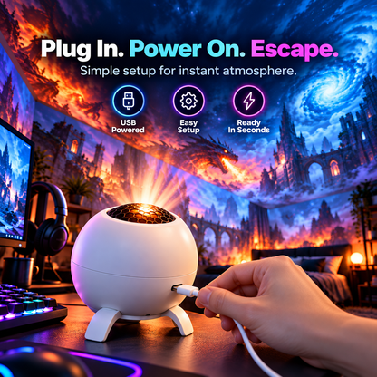 🌌 50% OFF Immersive Fantasy Room Projector – Transform Your Gaming Room in Seconds 🎮