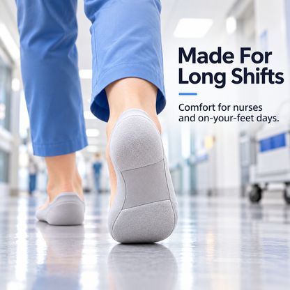 ☁️ 50% OFF Low-Cut Cushioned Comfort Socks – Soft Support for Long Days on Your Feet 👣