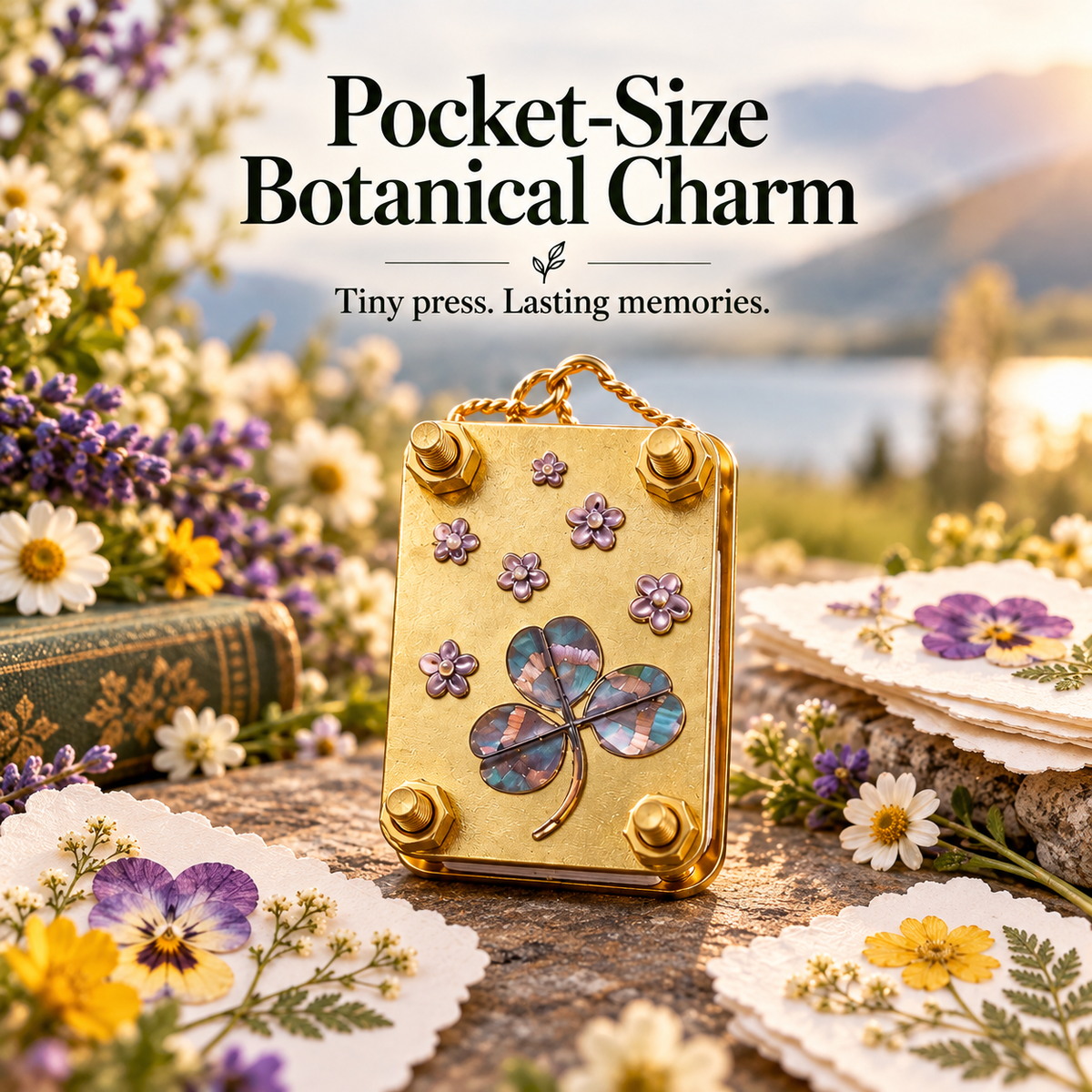🌸 50% OFF Pocket-Sized Mini Flower Press – Preserve Tiny Blooms & Nature Memories 🌿
