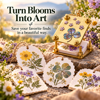 🌸 50% OFF Pocket-Sized Mini Flower Press – Preserve Tiny Blooms & Nature Memories 🌿