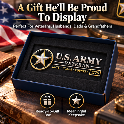 🎖️ 50% OFF Veteran Vehicle Emblem – Honor Their Service With Pride 🇺🇸