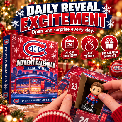 🏒 50% OFF Montreal Canadiens Advent Calendar – 24 Days of Hockey Surprises 🎄