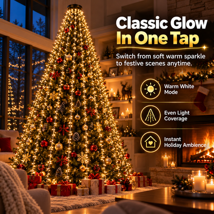 🎄 50% OFF App-Controlled Christmas Tree Lights – Turn Your Tree Into a Holiday Light Show ✨