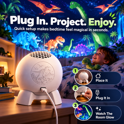 🦖 50% OFF Dinosaur Room Projector – Turn Walls & Ceilings Into a Dino Adventure ✨