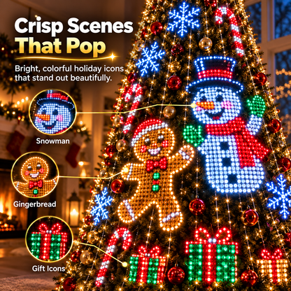🎄 50% OFF App-Controlled Christmas Tree Lights – Turn Your Tree Into a Holiday Light Show ✨