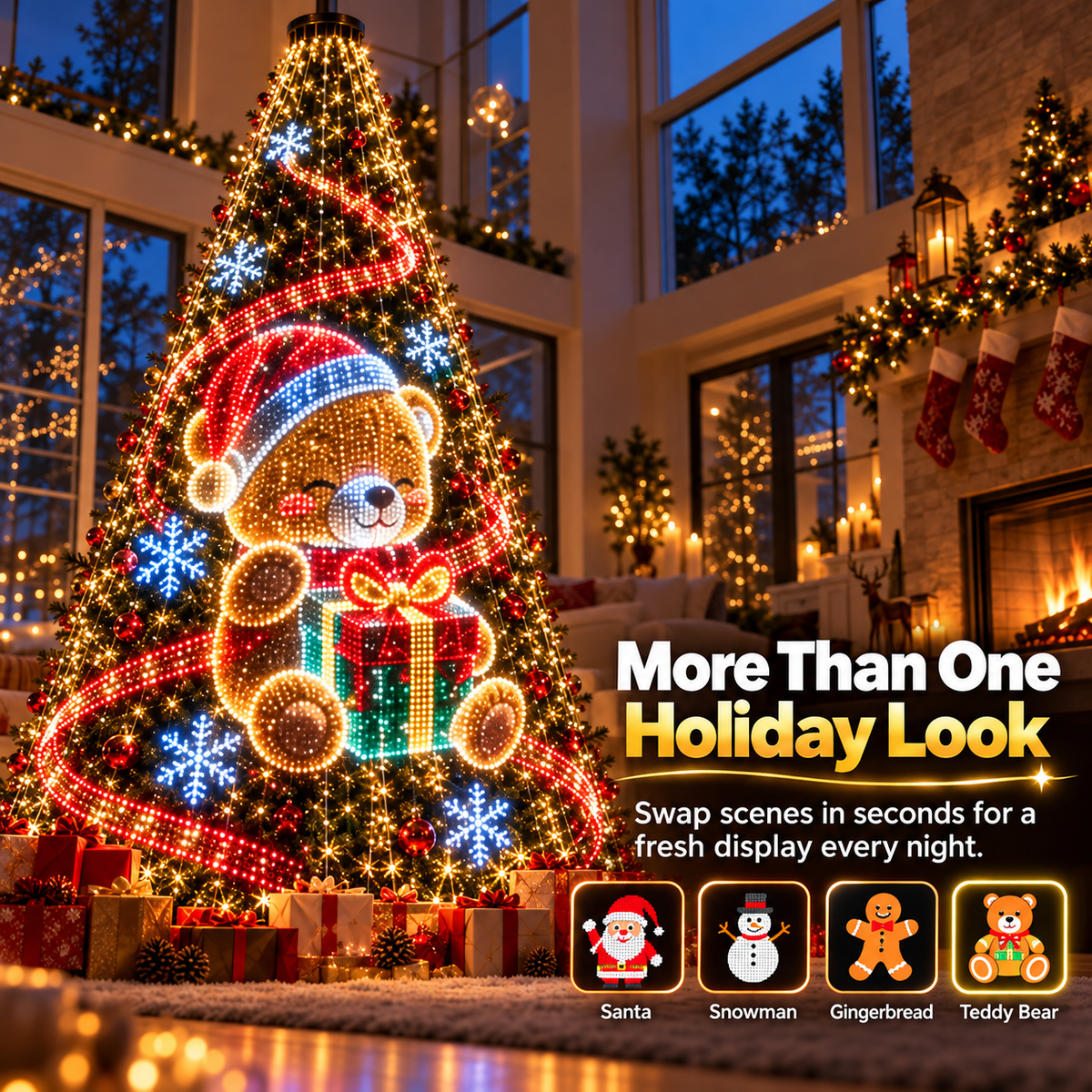 🎄 50% OFF App-Controlled Christmas Tree Lights – Turn Your Tree Into a Holiday Light Show ✨