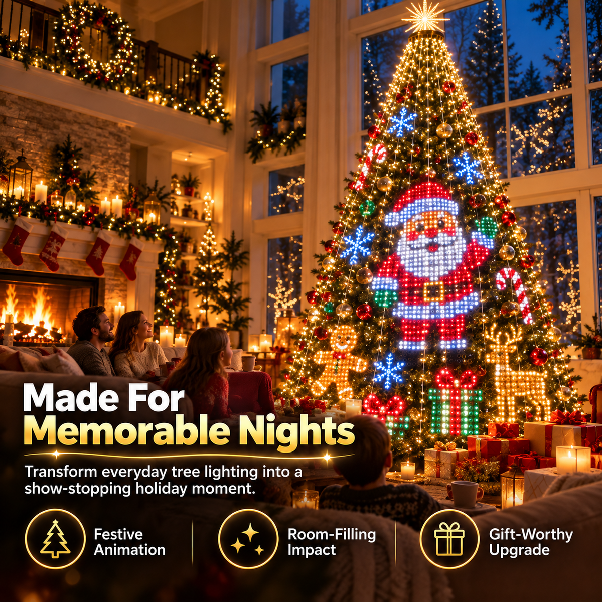 🎄 50% OFF App-Controlled Christmas Tree Lights – Turn Your Tree Into a Holiday Light Show ✨