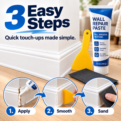 🛠️ 50% OFF Wall Repair Paste – Fix Cracks, Gaps & Damaged Corners Fast ✨