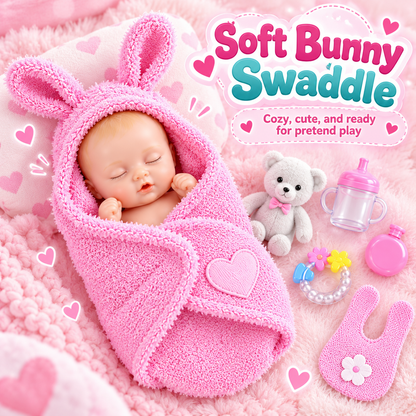 💕 50% OFF Mommy & Baby Surprise Doll Set – Hidden Baby Reveal & Cute Accessories 🎁