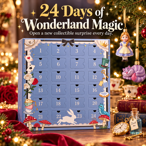 ♠️ 50% OFF Wonderland-Inspired Advent Calendar – 24 Magical Holiday Collectibles ✨