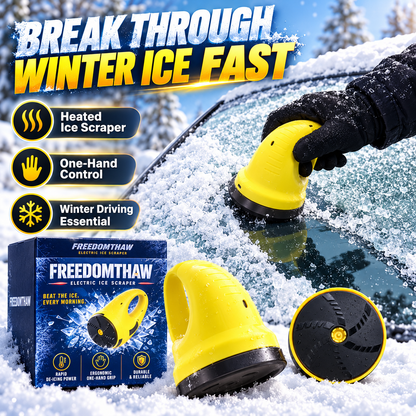 🥶 FreedomThaw Heated Electric Ice Scraper, Make Winter Mornings Easier! ❄️