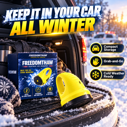 🥶 FreedomThaw Heated Electric Ice Scraper, Make Winter Mornings Easier! ❄️
