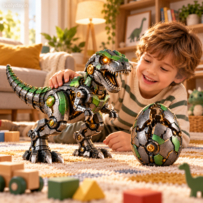 🔥⚙️🦖 Mechanical T-Rex Egg – From Mysterious Egg to Mighty Robotic Dinosaur!