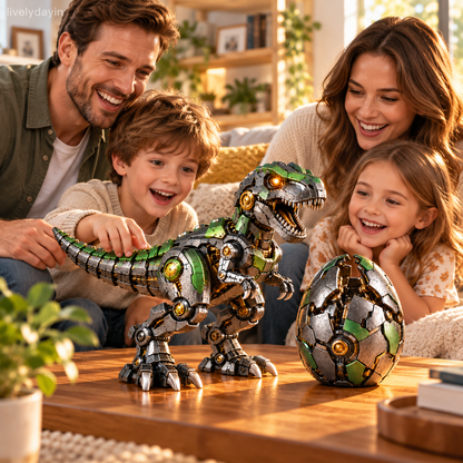 🔥⚙️🦖 Mechanical T-Rex Egg – From Mysterious Egg to Mighty Robotic Dinosaur! 🥚✨
