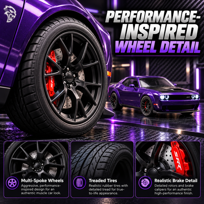 🏎️ Premium DIY Muscle Car Model Kit – Build, Display & Collect 🔧