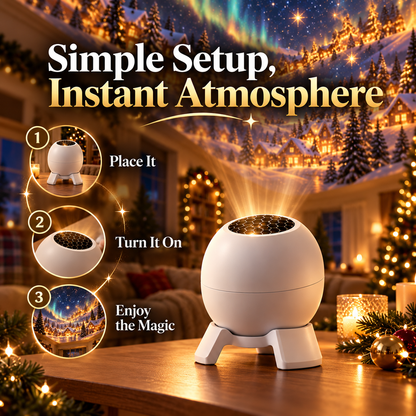 🎄✨ Christmas Wonderland Scene Projector – Turn Any Room Into Holiday Magic