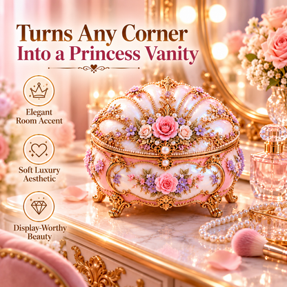 🩰✨ Fairytale Ballerina Jewelry Music Box – Spinning Dancer, Butterfly Surprise & Keepsake Storage