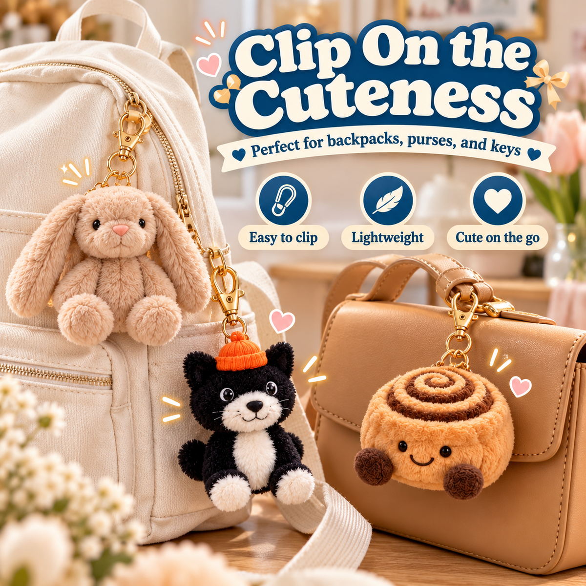 🎄🎁 24-Day Plush Charm Advent Calendar – A Cute Surprise to Unbox Every Day