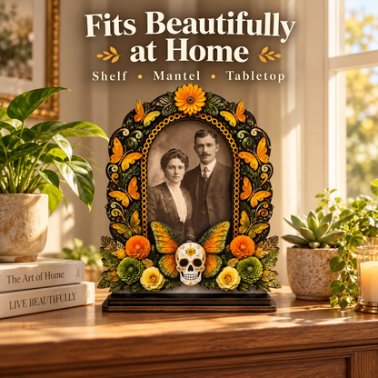 💀 Day of the Dead Memory Frame ✨ Personalized Remembrance Photo Decor