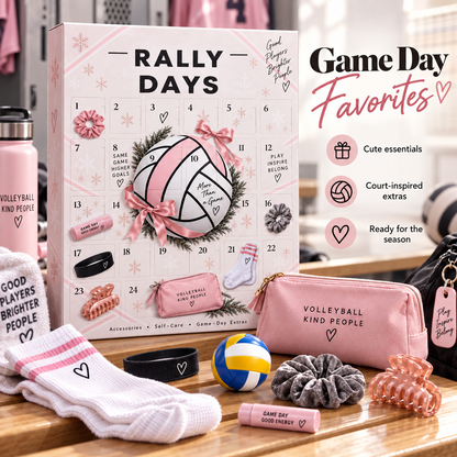 🏐 Rally Days Volleyball Advent Calendar 🎁 24 Daily Surprises For Volleyball Girls