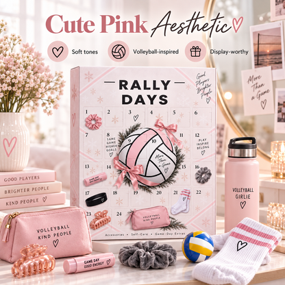 🏐 Rally Days Volleyball Advent Calendar 🎁 24 Daily Surprises For Volleyball Girls
