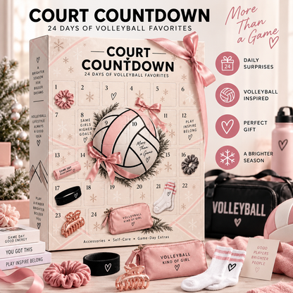 🏐 Rally Days Volleyball Advent Calendar – 24 Days of Surprises for Volleyball Girls 🎀